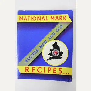 WW2 British Booklet ' National Mark Recipes ' 1935
