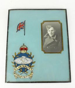 WW2 British Royal Tank Regiment Commemorative Souvenir Frame