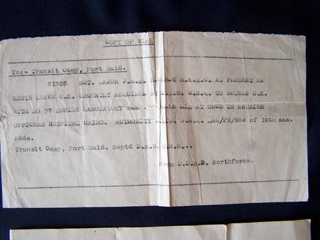 WW1 British RAMC Soldier Document Group — image 3