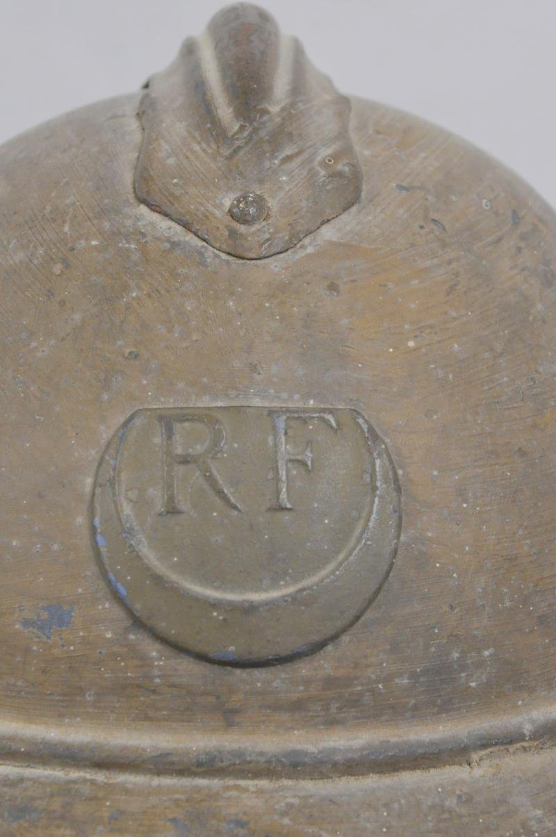 WW1 French Zouve/Tirailleurs Adrian Helmet — image 14