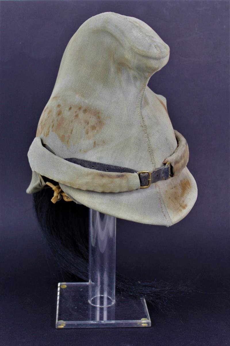 French M1872/1874 Dragoon Helmet With Rare Pale Blue Issue Field Cover — image 3