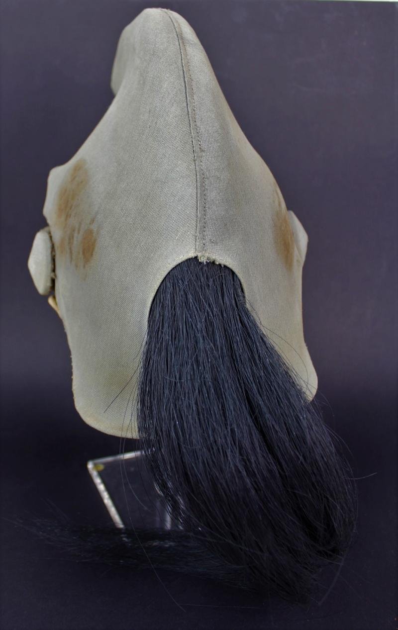 French M1872/1874 Dragoon Helmet With Rare Pale Blue Issue Field Cover — image 6