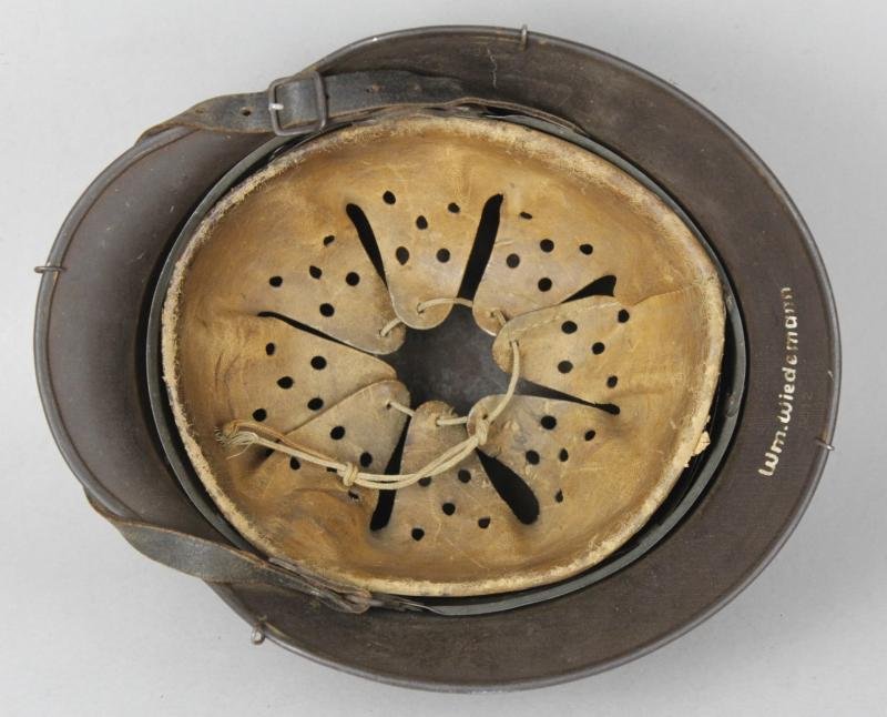 WW2 German M40 Wire Camouflage 'Tunisia' Helmet Named To A Waffenmeister — image 13