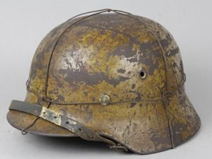 WW2 German M40 Wire Camouflage 'Tunisia' Helmet Named To A …