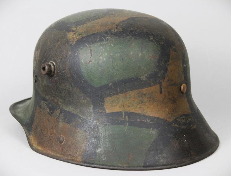 WW1 German M17 Camouflage Helmet — image 2
