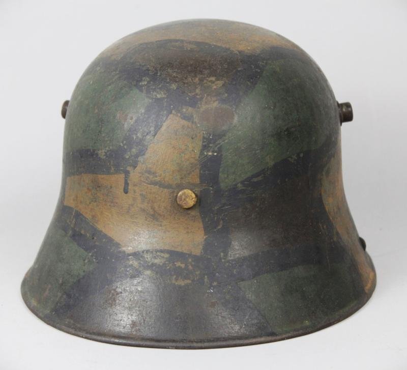 WW1 German M17 Camouflage Helmet — image 3