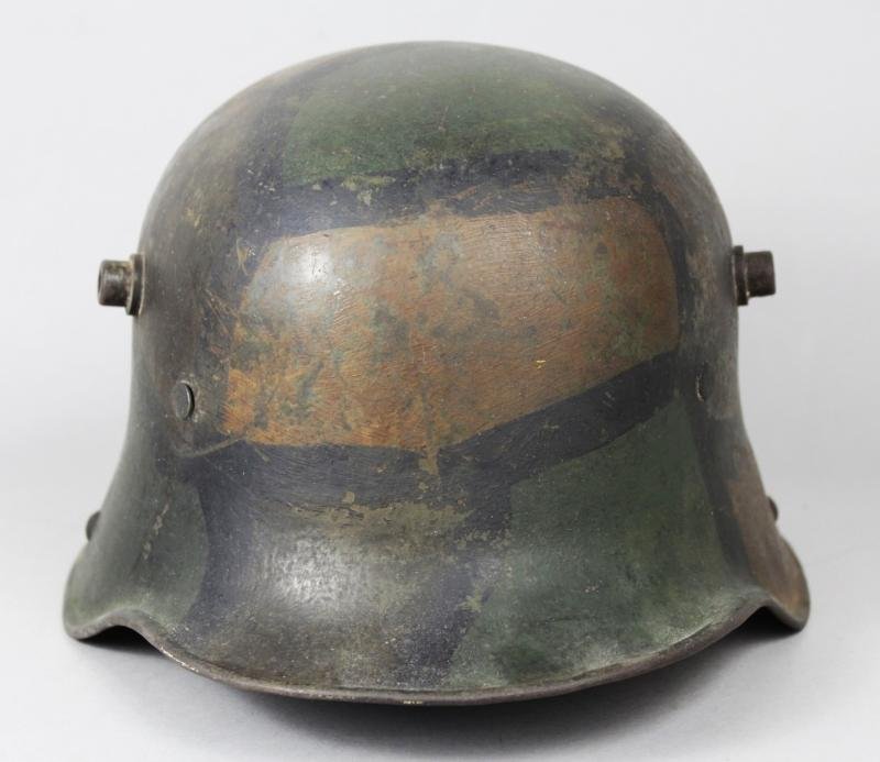 WW1 German M17 Camouflage Helmet — image 5