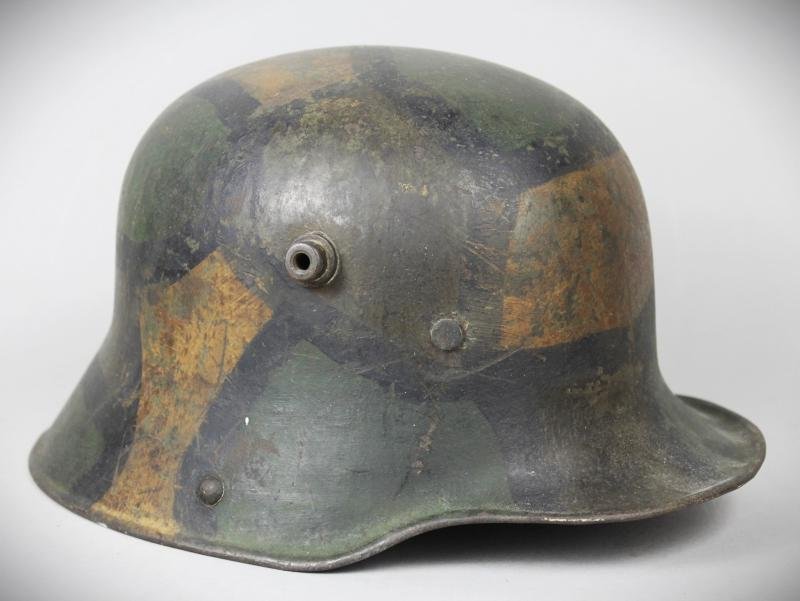 WW1 German M17 Camouflage Helmet — image 6