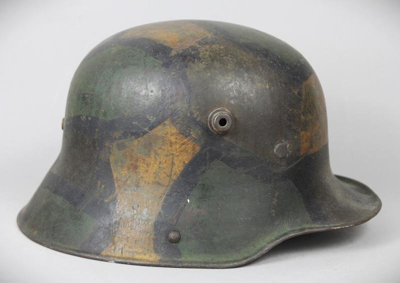 WW1 German M17 Camouflage Helmet — image 7