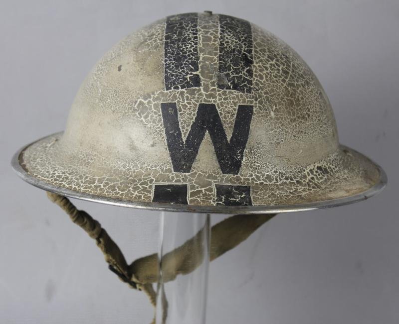 WW2 British Chief Air Raid Wardens Helmet 1939 — image 4