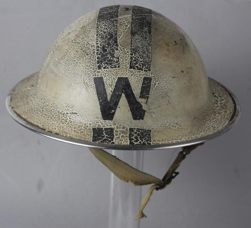WW2 British Chief Air Raid Wardens Helmet 1939 — image 6