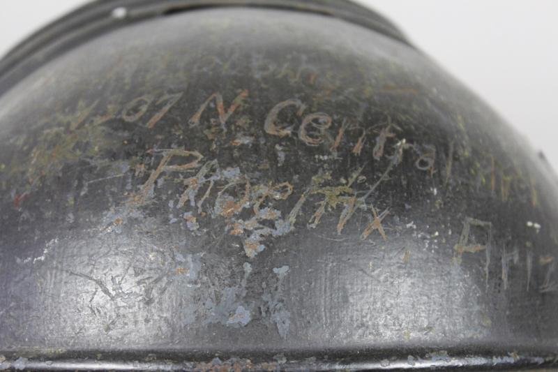 WW1 French USA Post Home Helmet To Phoenix, Arizona — image 7