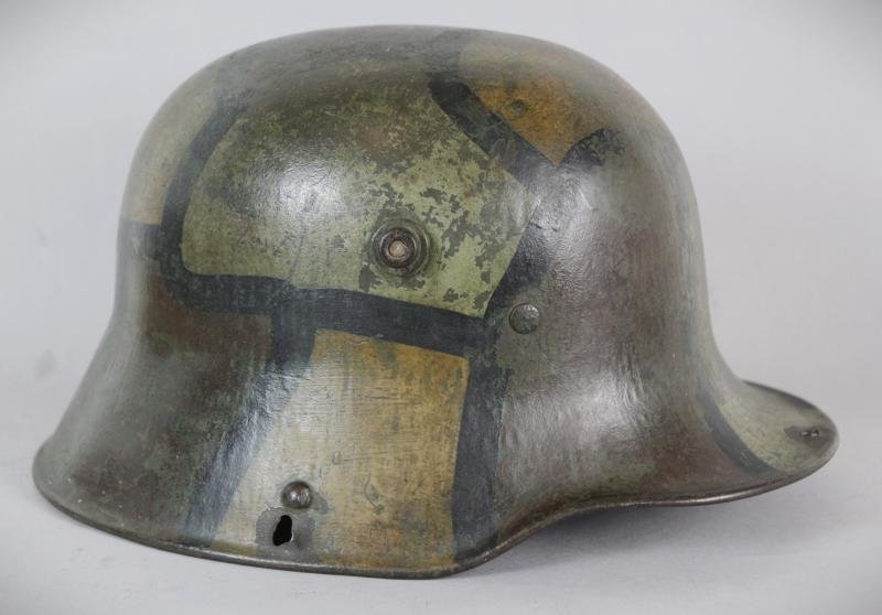 WW1 German Camouflage Helmet Shell — image 6