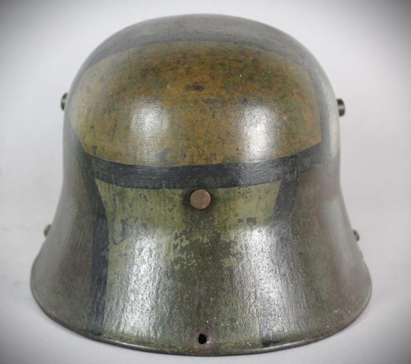 WW1 German Camouflage Helmet Shell — image 8