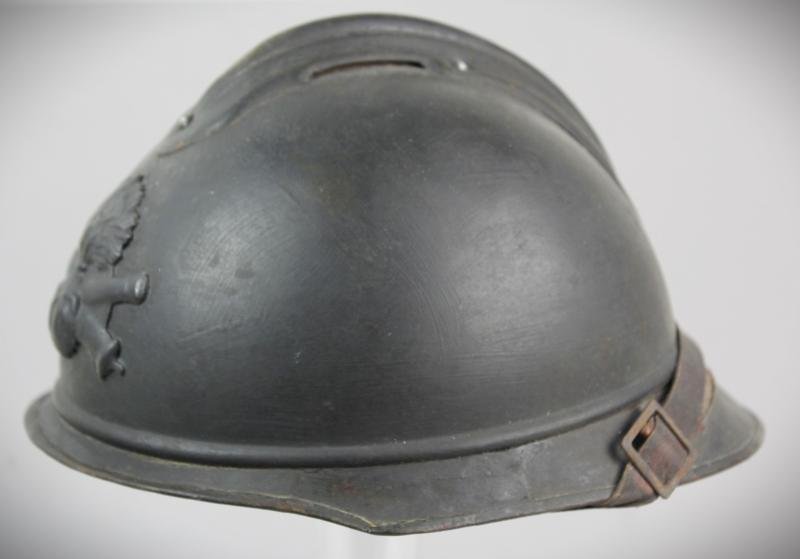 WW1 French 'Special Artillery' Tankers Adrian Helmet — image 3