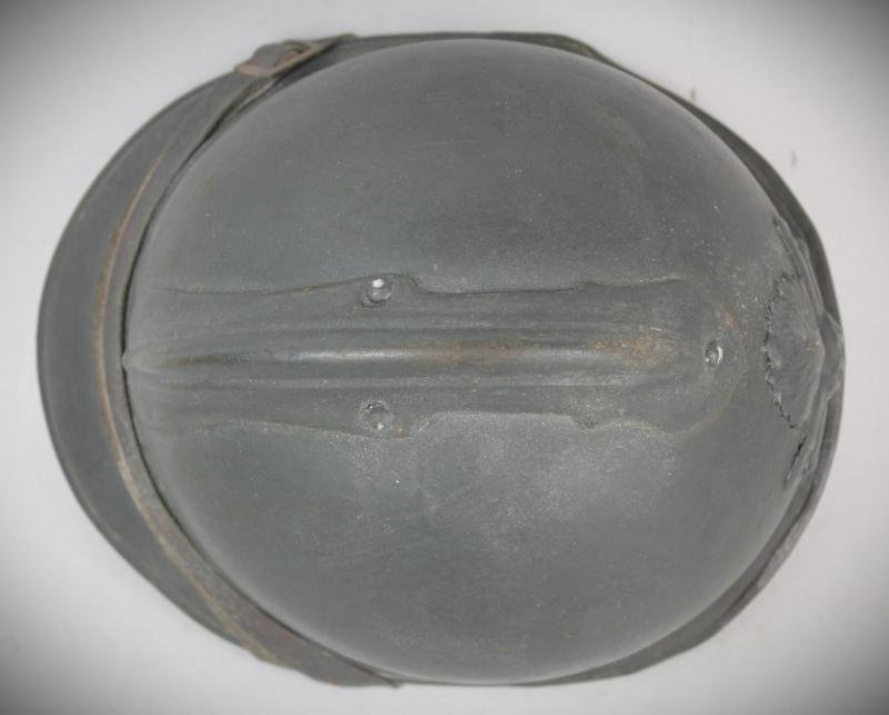 WW1 French 'Special Artillery' Tankers Adrian Helmet — image 7