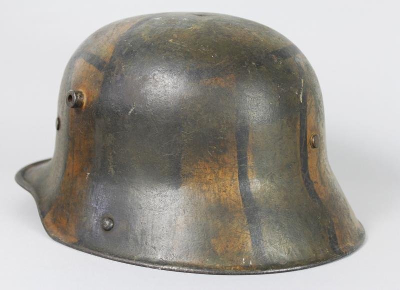 WW1 German M16 Camouflage Helmet — image 9