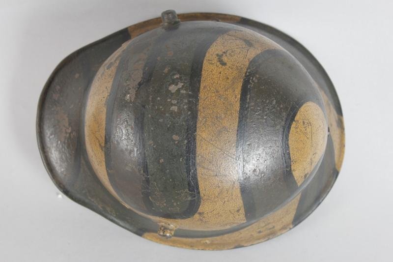 WW1 German M16 Camouflage Helmet Named To A Leutnant — image 6