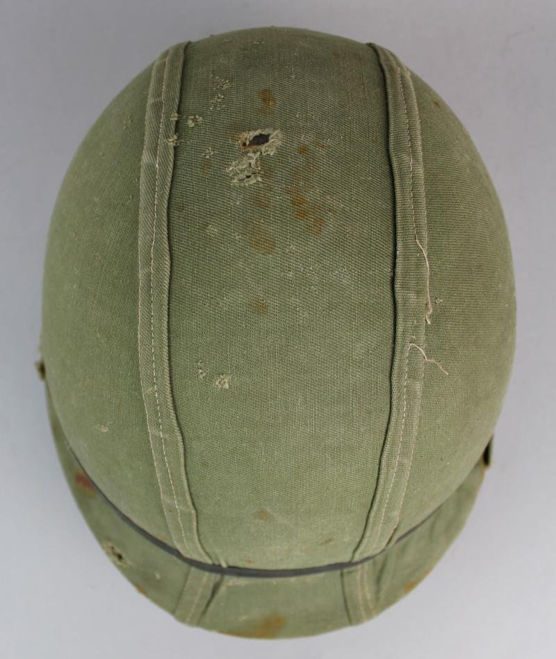 1982 Falklands War Mount Longdon, Wireless Ridge 'Infantry Regiment 7' Argentinian Helmet — image 6