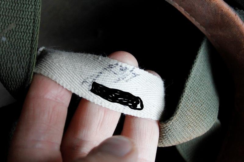 Named Falklands War 1982 Argentinian Marine Infantry Helmet With Camouflage 'ARA' Cover — image 14