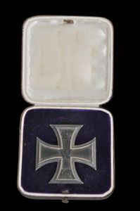 WW1 German Cased Iron Cross First Class ( Marked WS)