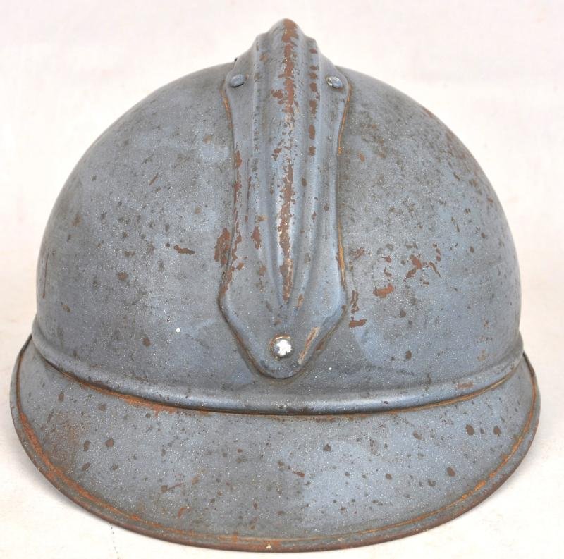 WW1 French Named Engineers M15 Adrian Helmet — image 5