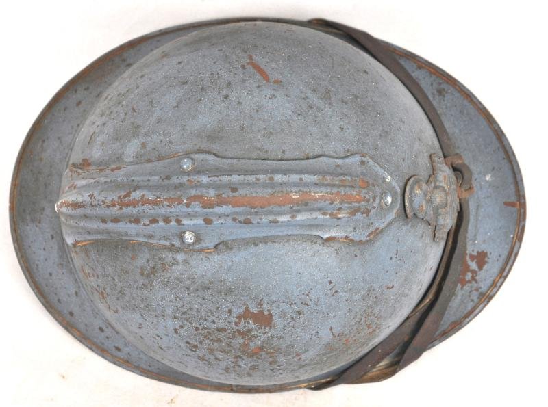 WW1 French Named Engineers M15 Adrian Helmet — image 6