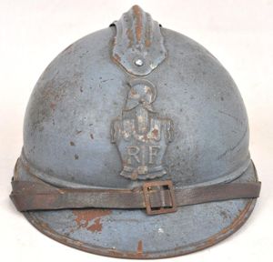 WW1 French Named Engineers M15 Adrian Helmet