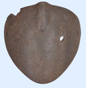 ***Rare*** WW1 French Brow Plate For The M15 Adrian Helmet