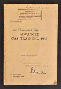 Advanced Gas Training - 1943