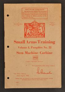 WW2 British Sten Machine Carbine - Small Arms Training Vol …