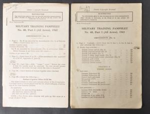 WW2 British Military Training Pamphlet 1943 - MINES