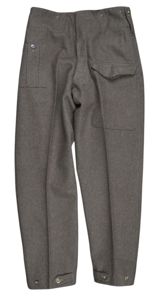 WW2 British '37 Pattern Labelled Battledress Trousers