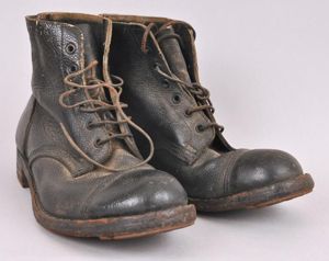 Woodwork Found WW2 British Ankle Boots 1942