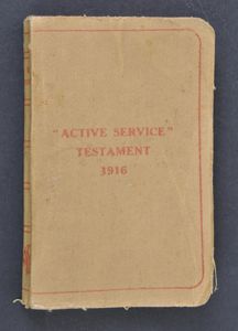 WW1 British 'Active Service Bible 1916'