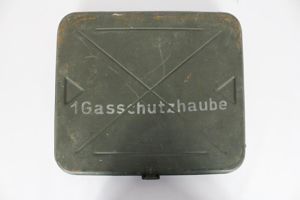 WW2 German Gas Mask Head Wounds Tin 1943