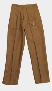 WW2 British Label Intact 1940 Pattern Battledress Trousers