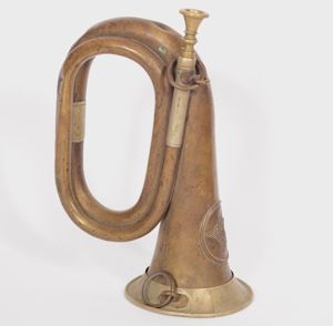 WW1 German Bugle With Prussian Emblem