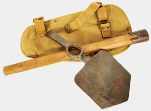 British WW2 1937 Pattern Entrenching Tool Set 1943