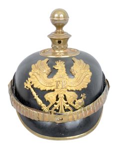 WW1 German Mounted Artillery Officers Pickelhaube Of Prussia