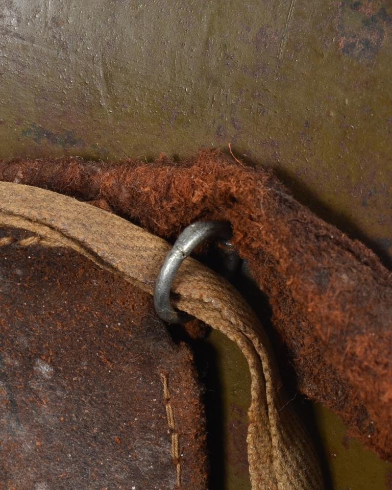 WW2 Japanese Navy Type 90 Steel Combat Helmet — image 9