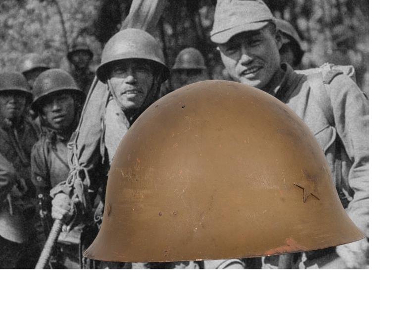 WW2 Japanese Army Type 90 Combat Helmet — image 7