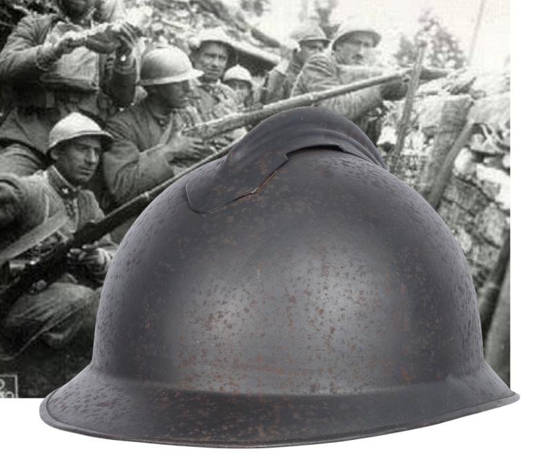 WW1 Italian 'Lippman' Steel Helmet , Early Example — image 7
