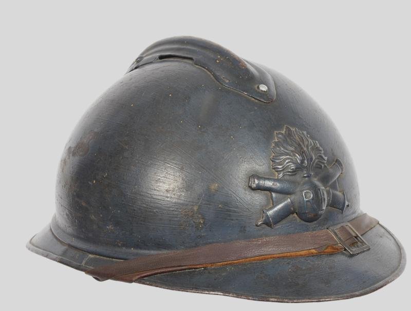WW1 French Artillery Adrian Steel helmet — image 2