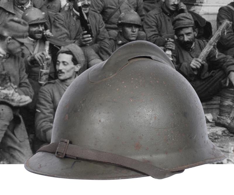 WW1 Italian 'Lippman' 1916 Steel Helmet — image 11