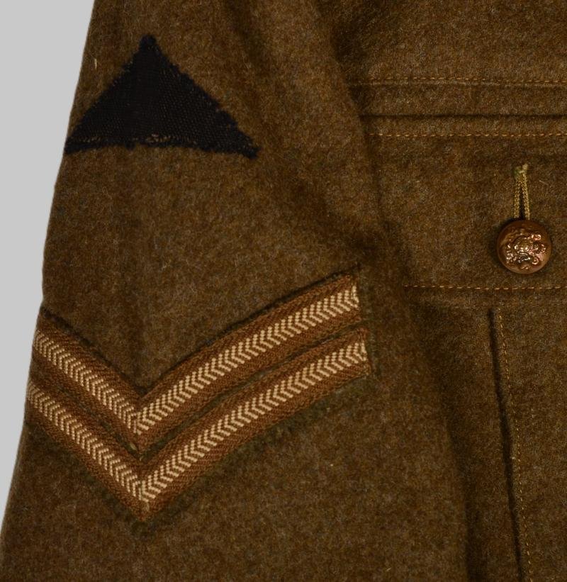 WW2 British '22 Pattern Tunic - Collector Badged To Resemble WW1 Issue — image 5