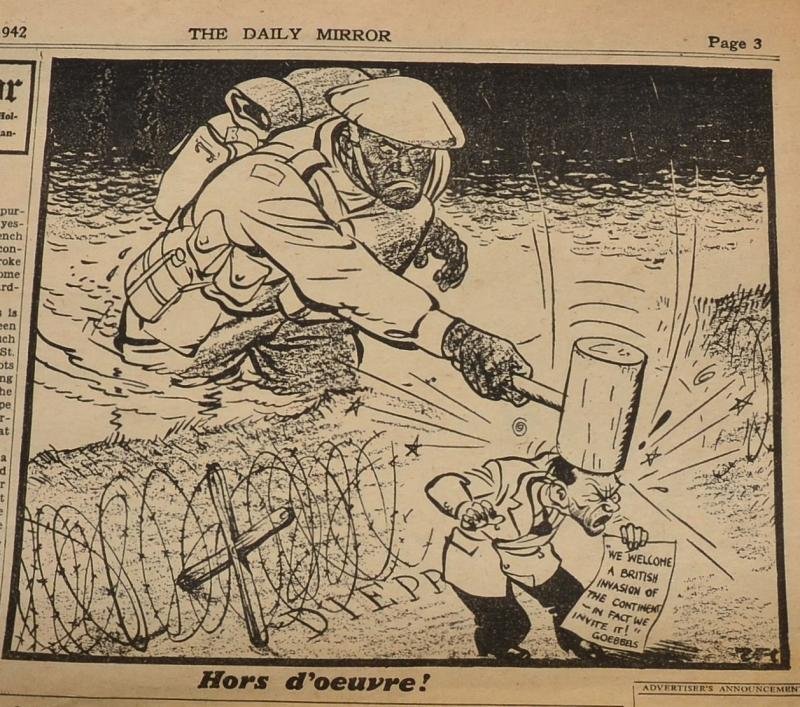 WW2 British Dieppe Raid Newspapers and Publications 1942/43 — image 2