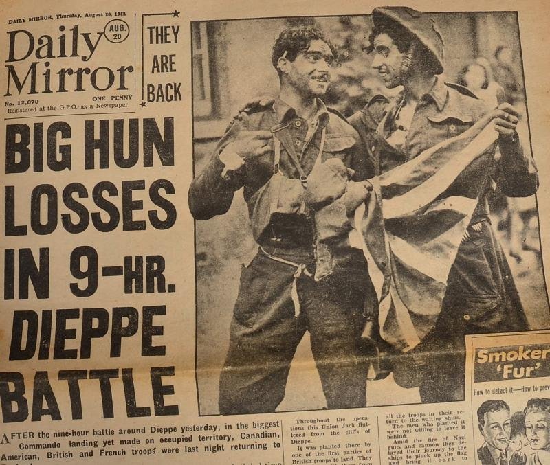 WW2 British Dieppe Raid Newspapers and Publications 1942/43 — image 3