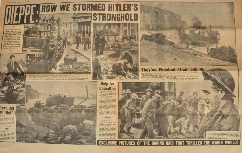 WW2 British Dieppe Raid Newspapers and Publications 1942/43 — image 4