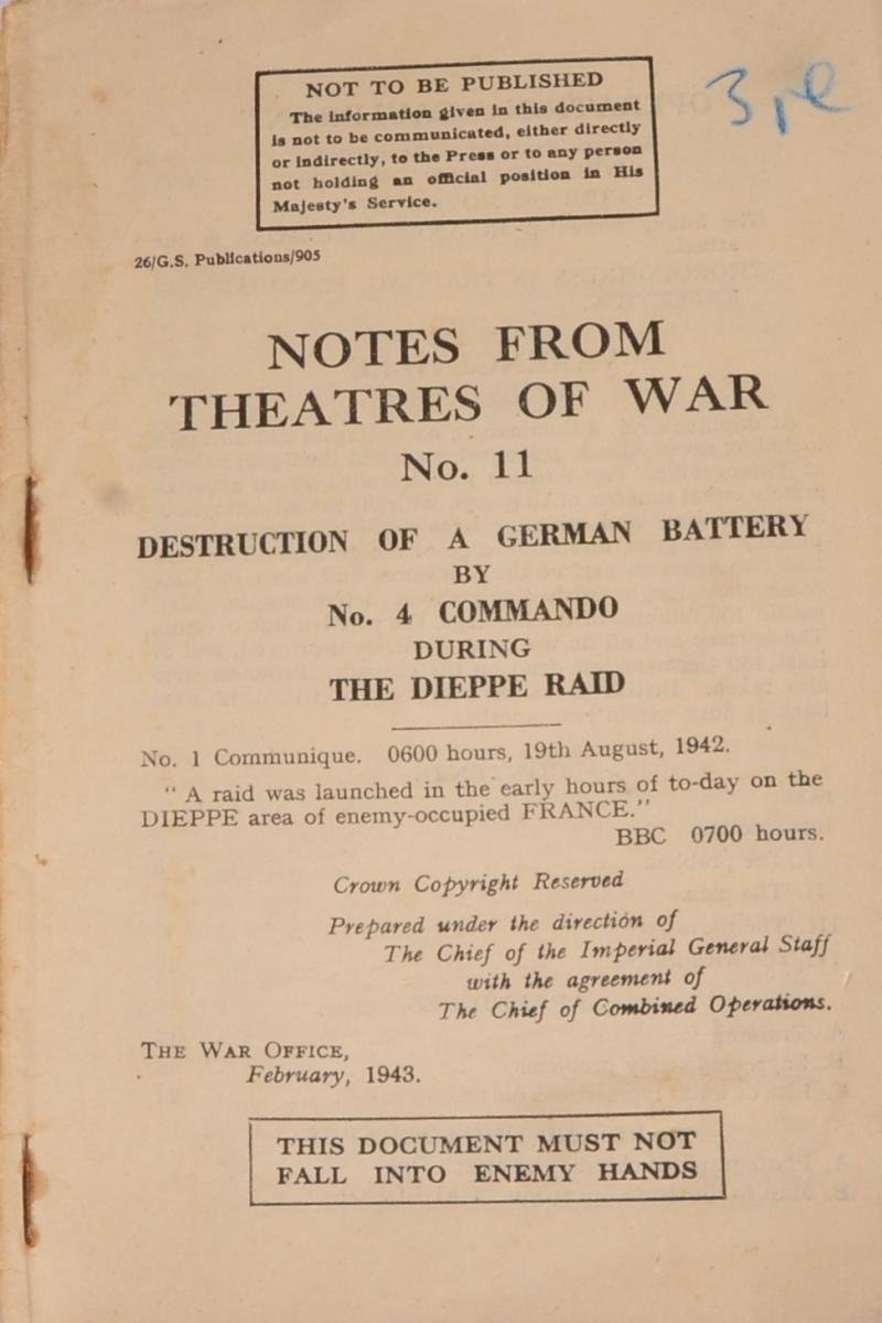 WW2 British Dieppe Raid Newspapers and Publications 1942/43 — image 6